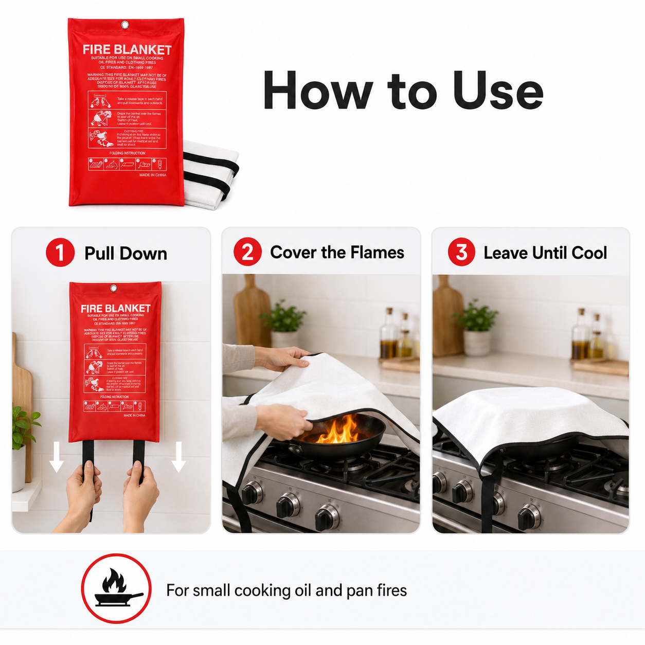 Selimut Api / Selimut Api Daru - Fire Blanket Kitchen ulasan dan harga