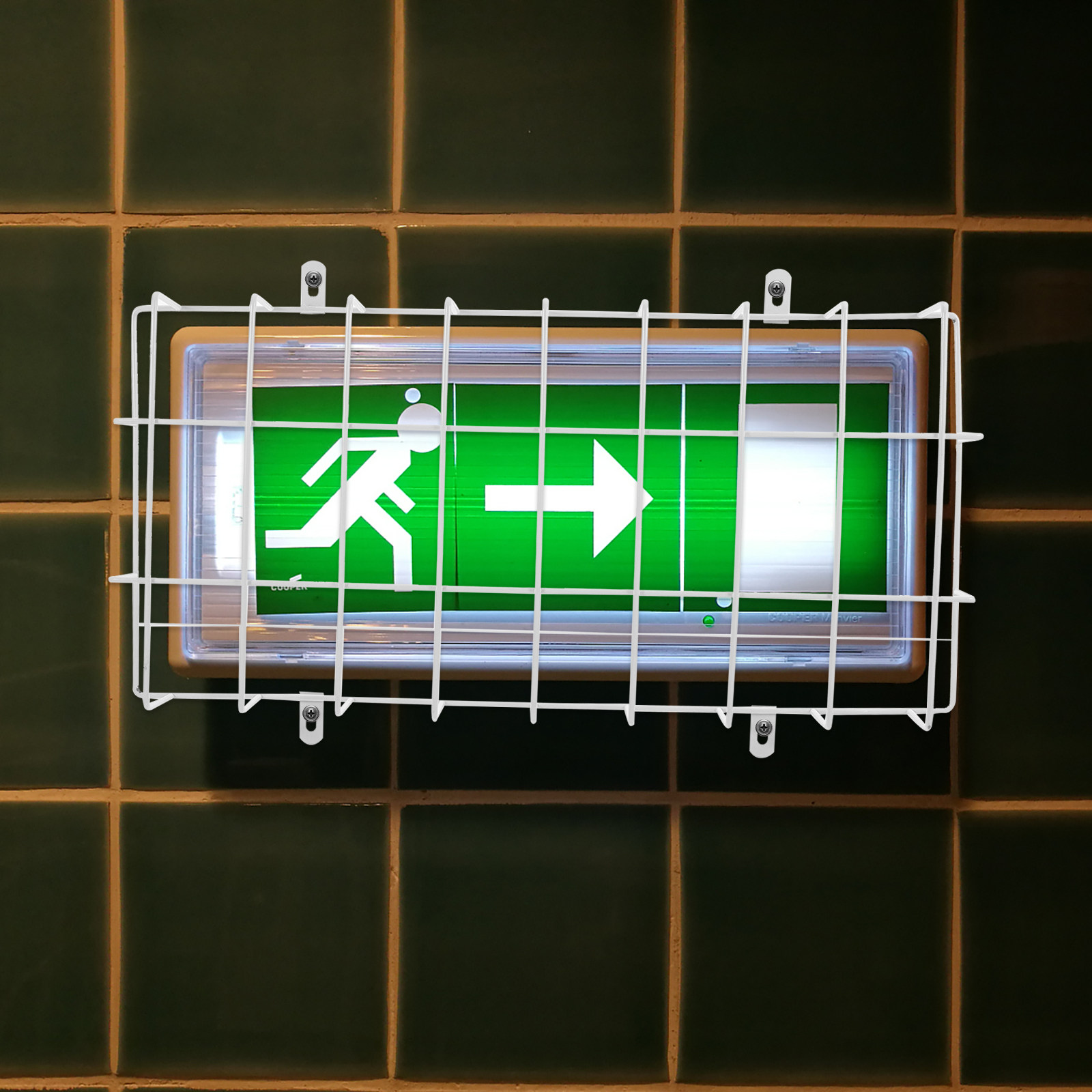 Pelindung Tanda Keluar Logam y - Emergency Exit Sign ulasan dan harga