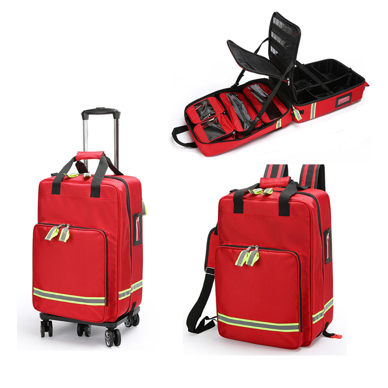 Tas pertolongan pertama troli  - First Aid Bag Kit ulasan dan harga