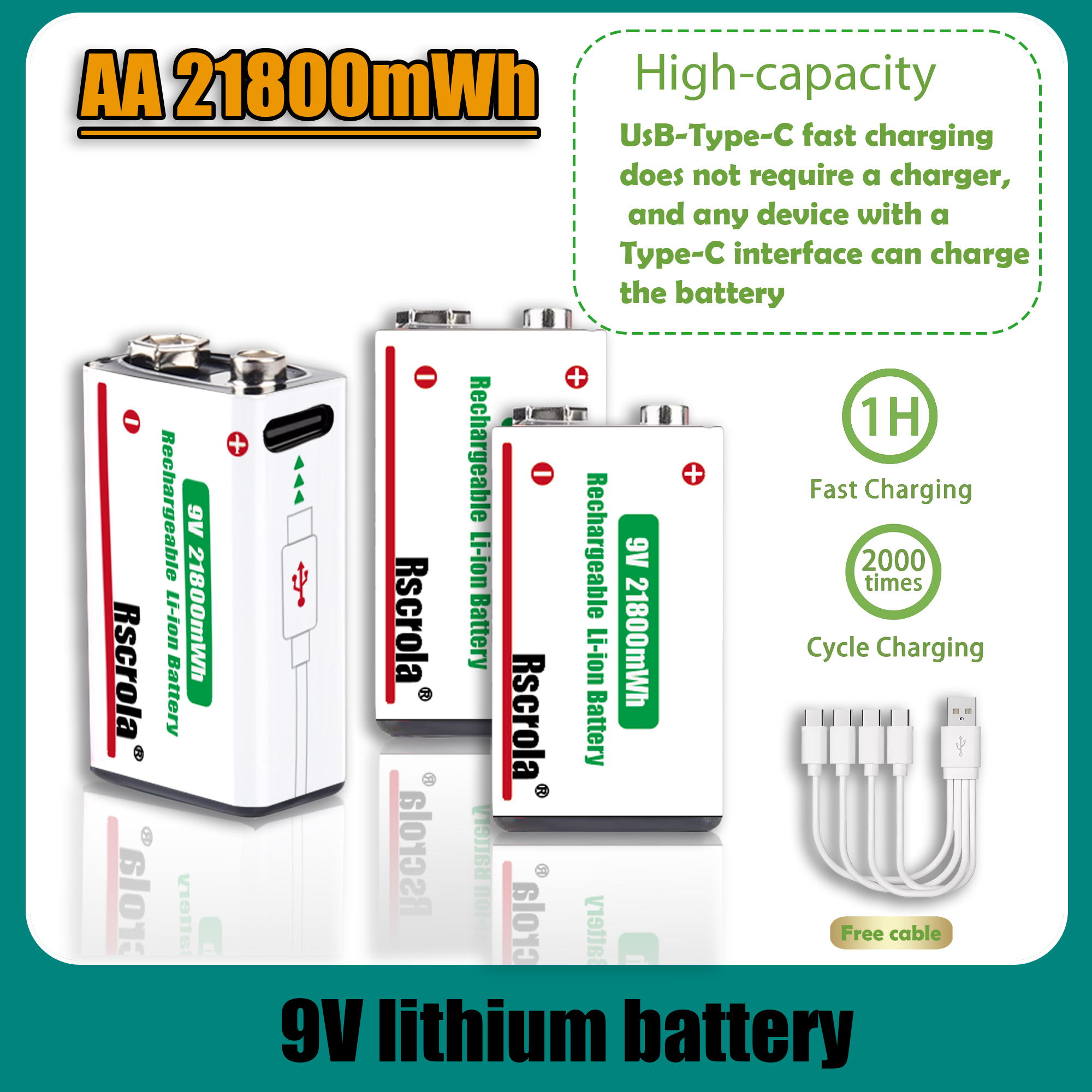 Baterai Lithium Ion 9V Isi Ula - Smoke Detector Interconnected ulasan dan harga