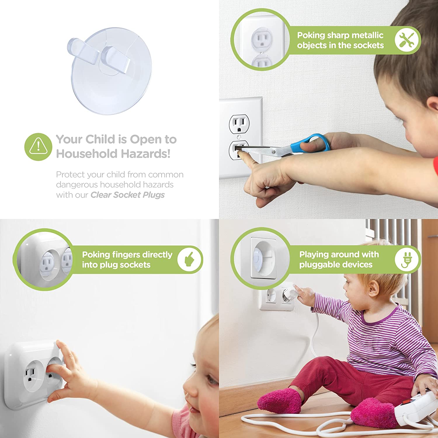 10pcs Penutup Stopkontak, Peli - Outlet Cover Baby ulasan dan harga
