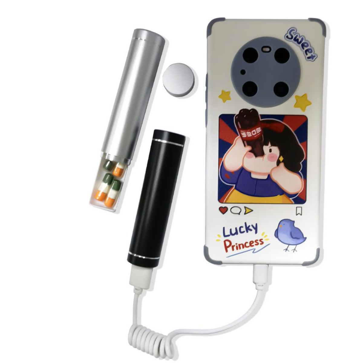 Kamuflase Mini Power Bank Peng - Medicine Cabinet Lock ulasan dan harga