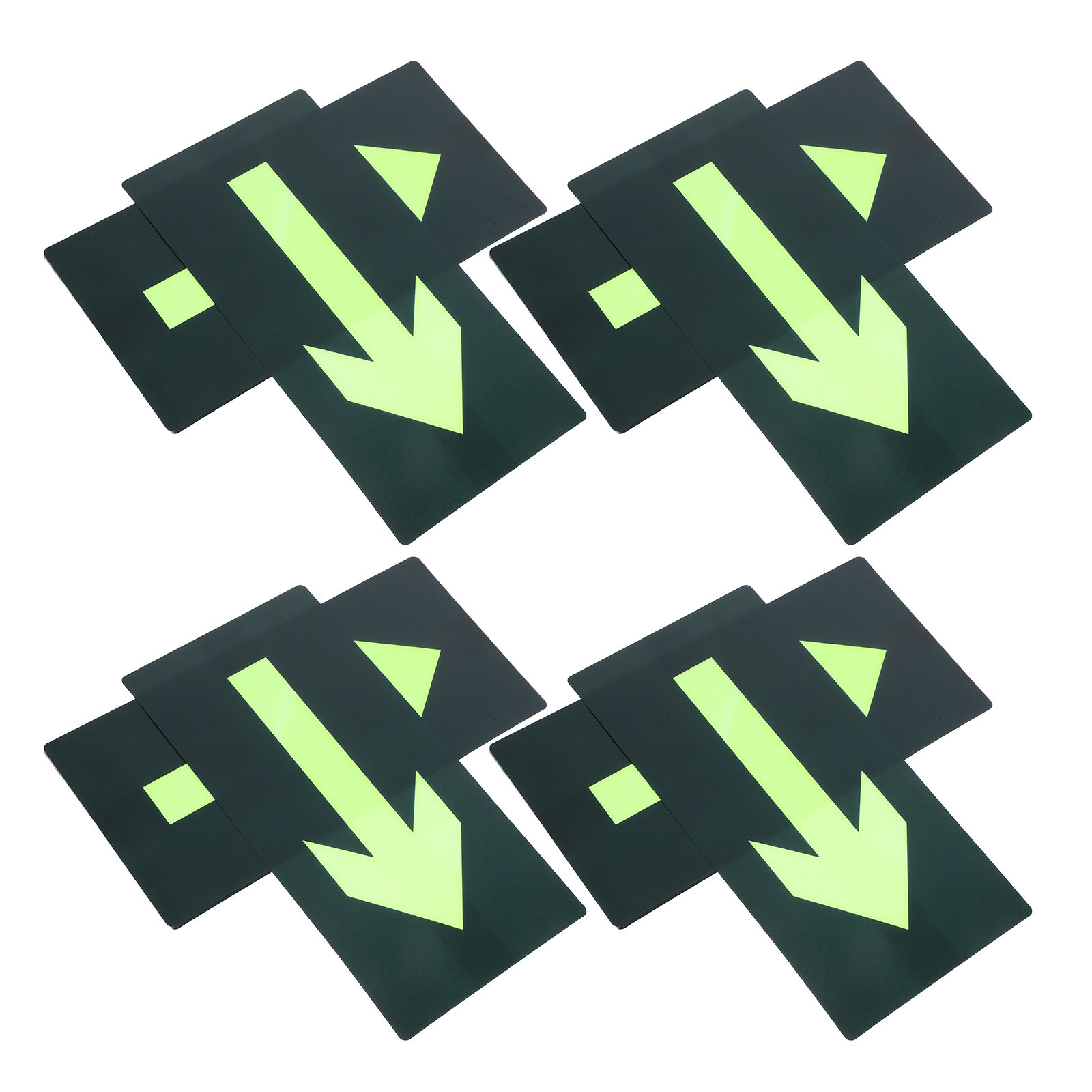 8Pcs Stiker Panah Tanda Darura - Emergency Exit Sign ulasan dan harga