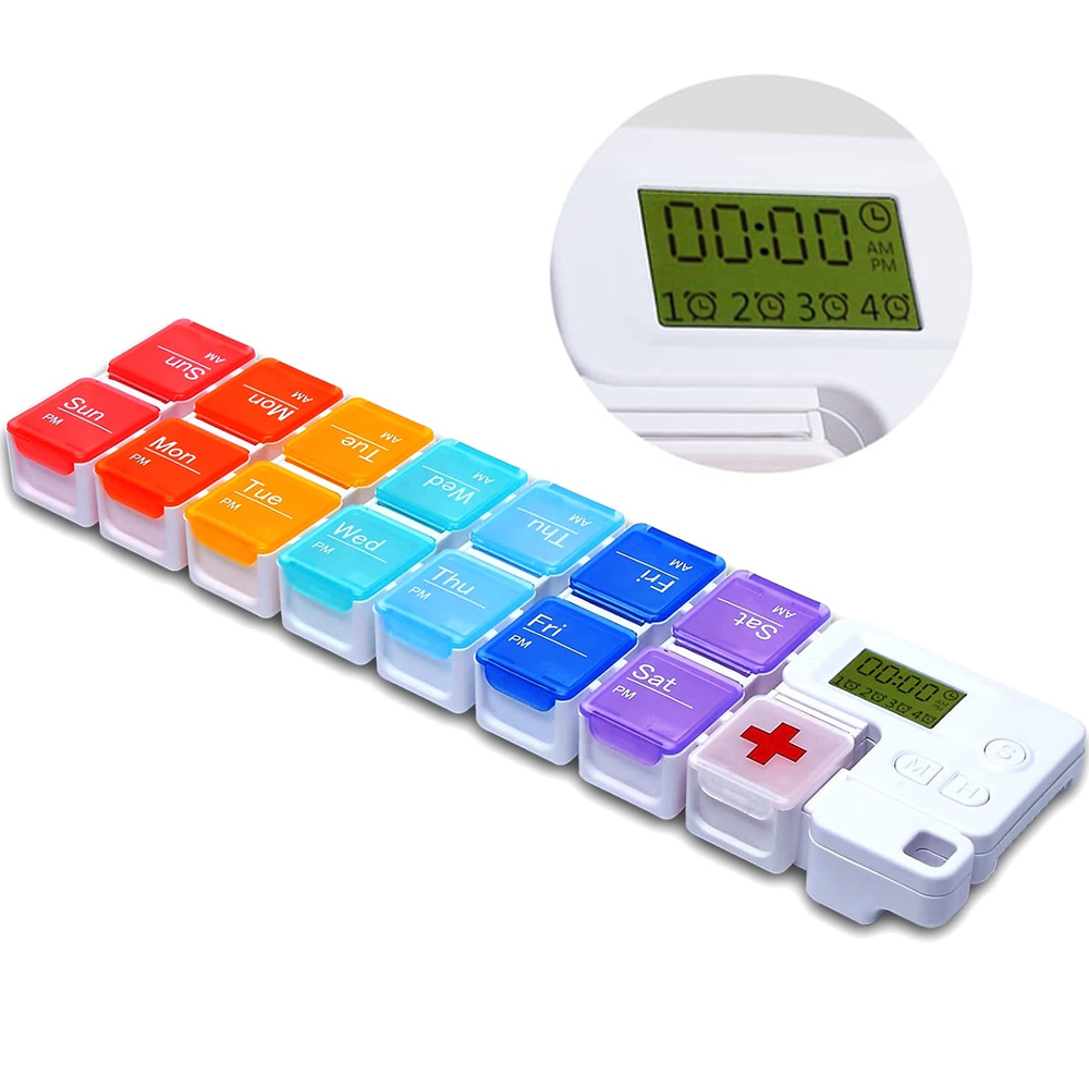 Pengatur pil 7 hari dengan pen - Medicine Cabinet Lock ulasan dan harga